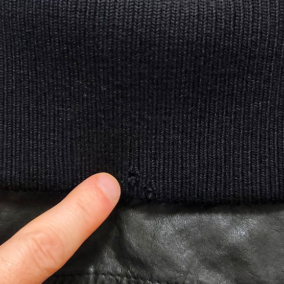 Theory leather jacket,  size small, black - Picture 5 of 9